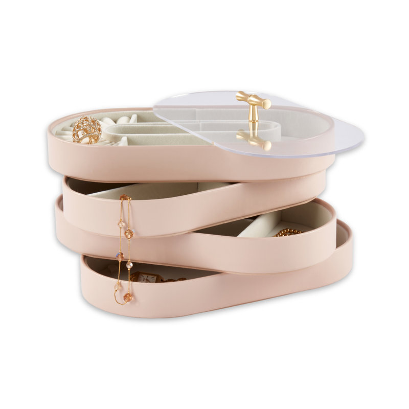 Plateau à bijoux Lily, Rose