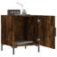 Menpal 40cm W Iron Bedside Table-1046406759