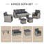 Erhard 5 Seater Rattan Sofa Set-562895012