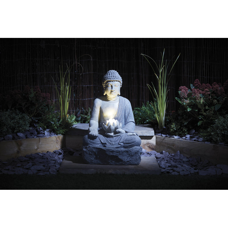 Outdoor Floor Fountain with Lights