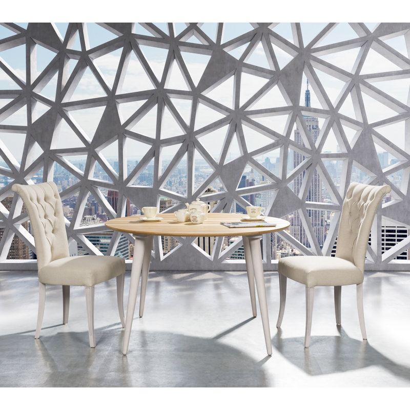 Round Solid Wood Dining Table