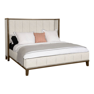 Mattingly Solid Wood Wingback Bed