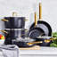 GreenPan Reserve Hard Anodized Healthy Ceramic Nonstick 10 Piece Cookware Set