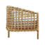 Fauteuil demi-tonneau en rotin Openweave