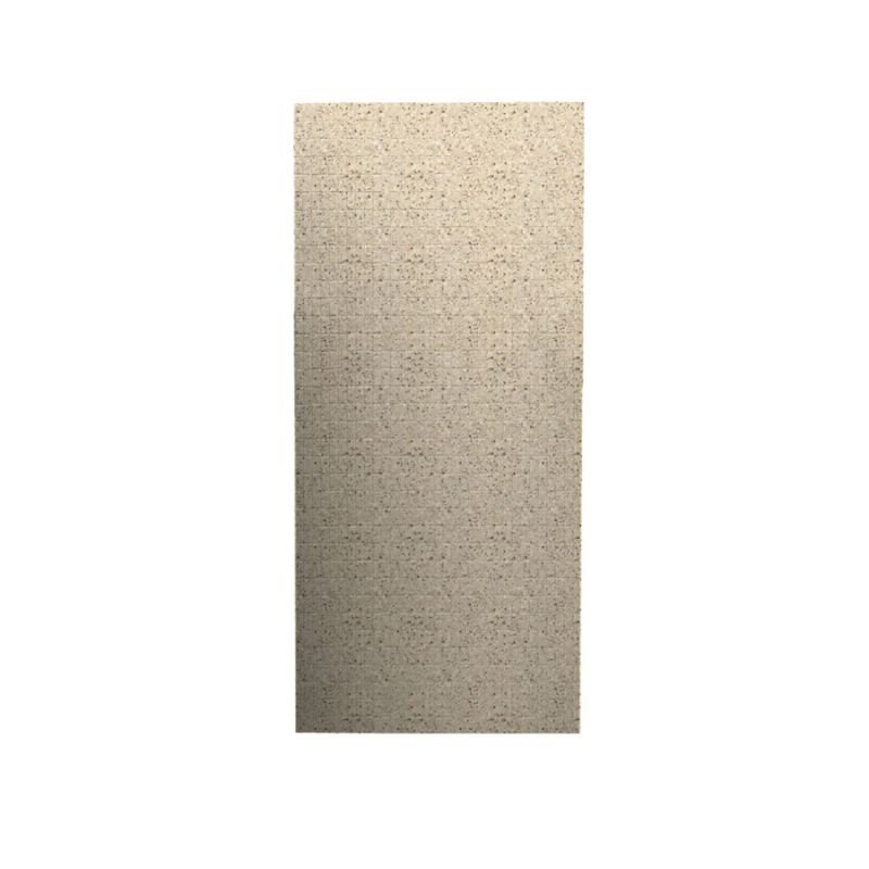 36'' W 0.25'' D 96'' H Glue Up Solid Surface Wall, Bermuda Sand