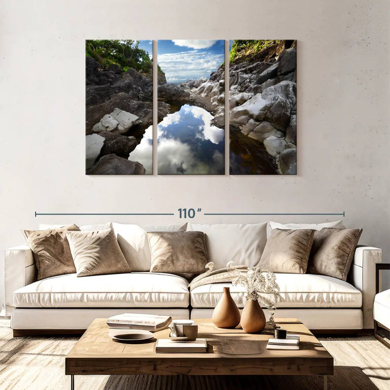 Reflecting Ravine, 48" H x 74" W