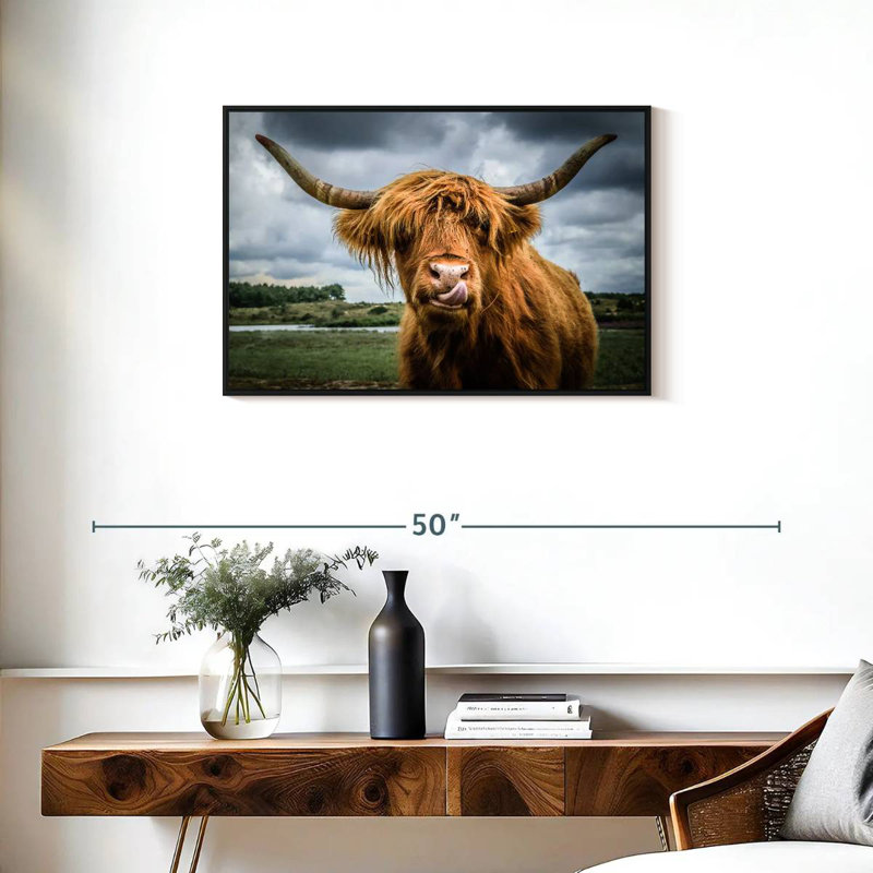 Brampt Silly Highland Cow, H 21 po x l 31 po