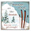  «Powder Days» par Elizabeth Tyndall, art mural en verre acrylique, 36 po x 36 po-1711783391