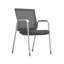 Chaise de salle d'attente en polyester 22,01 po avec structure en métal-80973094-80973093