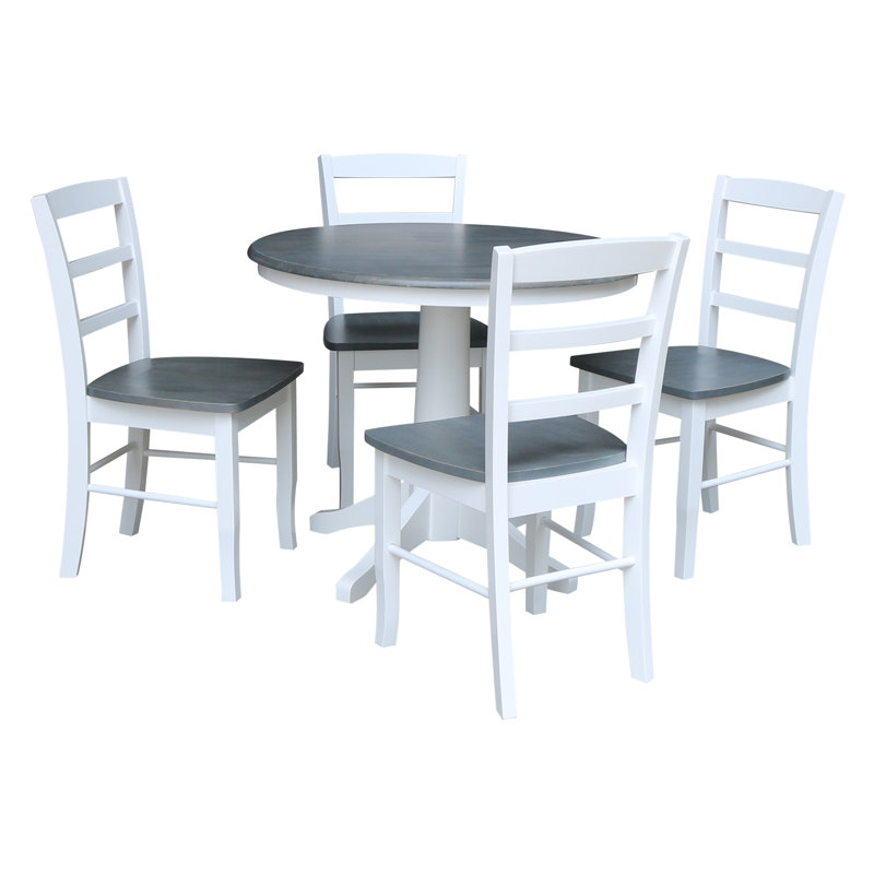 Doralina 2 - Person Solid Wood Dining Set, 5