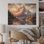 Mountain View Bliss I - impression de campagne sur bois de pin naturel