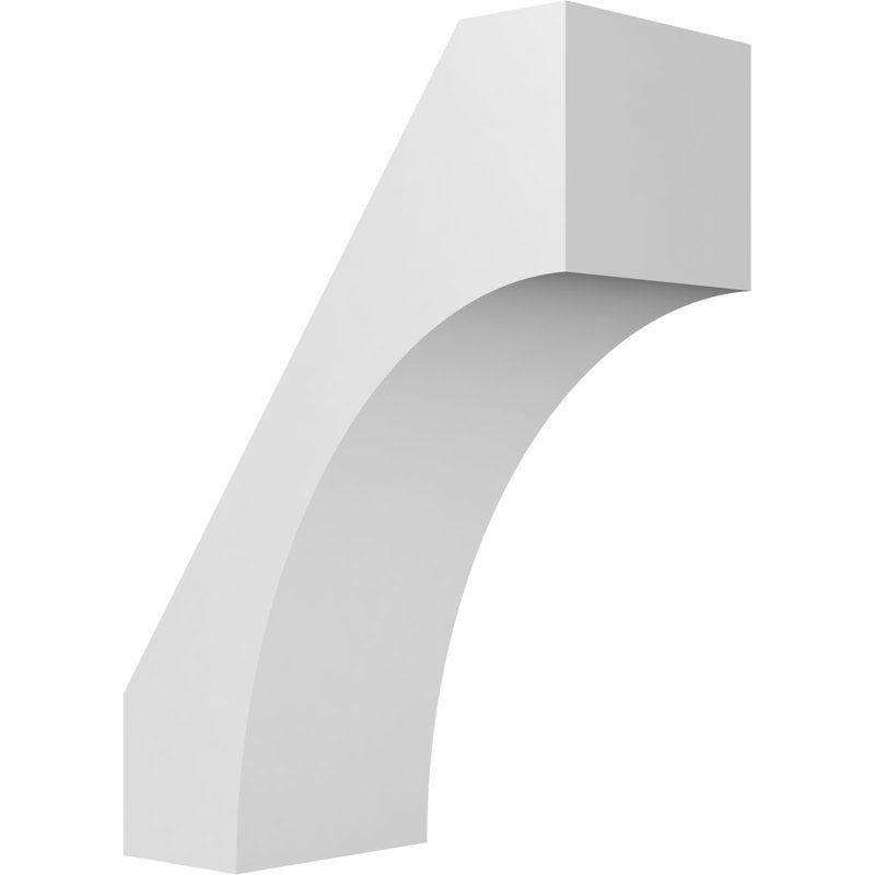 Attelle de genou en PVC de qualité architecturale Westlake, H 14 po x l 5 po x P 10 po