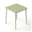 Table carrée (verte) Table de cour extérieure Table de salle à manger en plein air Villa-630778991