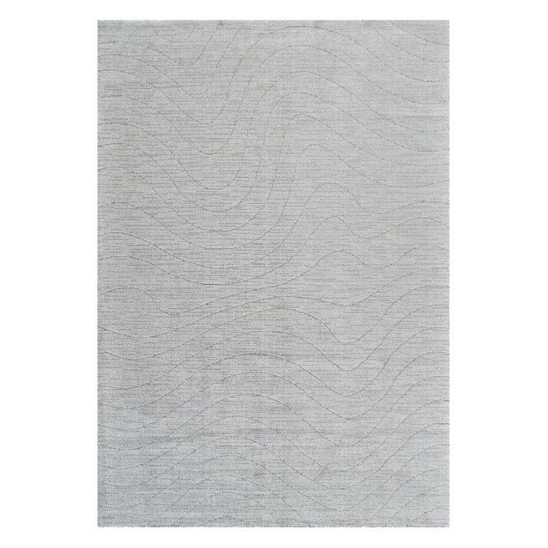 Tapis de couloir gris antidérapant 8 pi