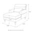 Fauteuil inclinable intérieur moderne rembourré-131686000