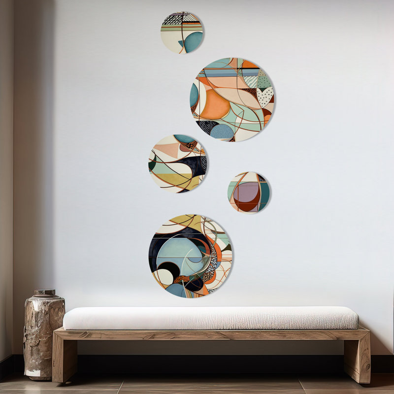 Ensemble de 5 décorations murales Boho