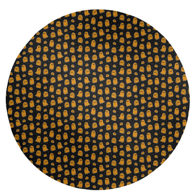 Tapis noir/jaune ghosts
