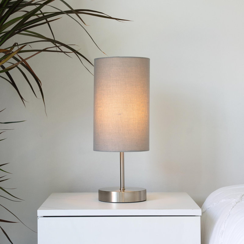 Arpie Metal USB Table Lamp, Grey