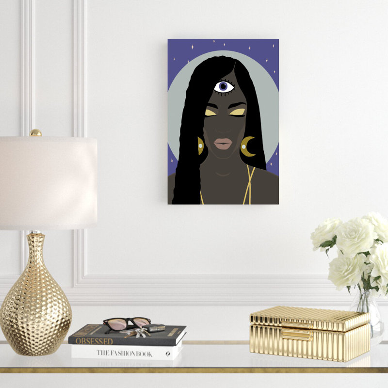 L'intuition de la femme II, H 18 po x l 12 po