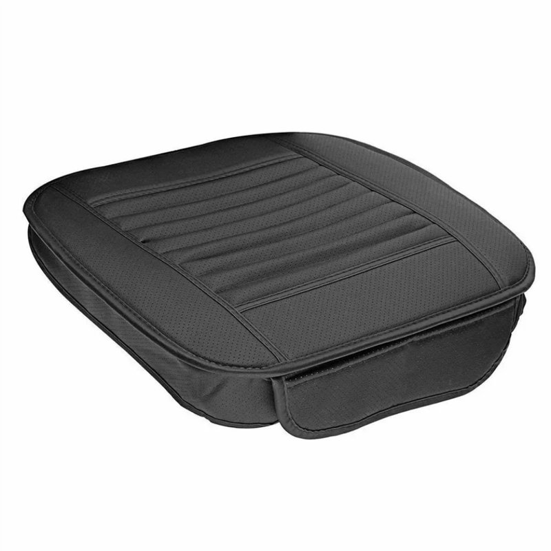 2pc Housse de siège avant de voiture respirant, Noir, noir, noir, noir