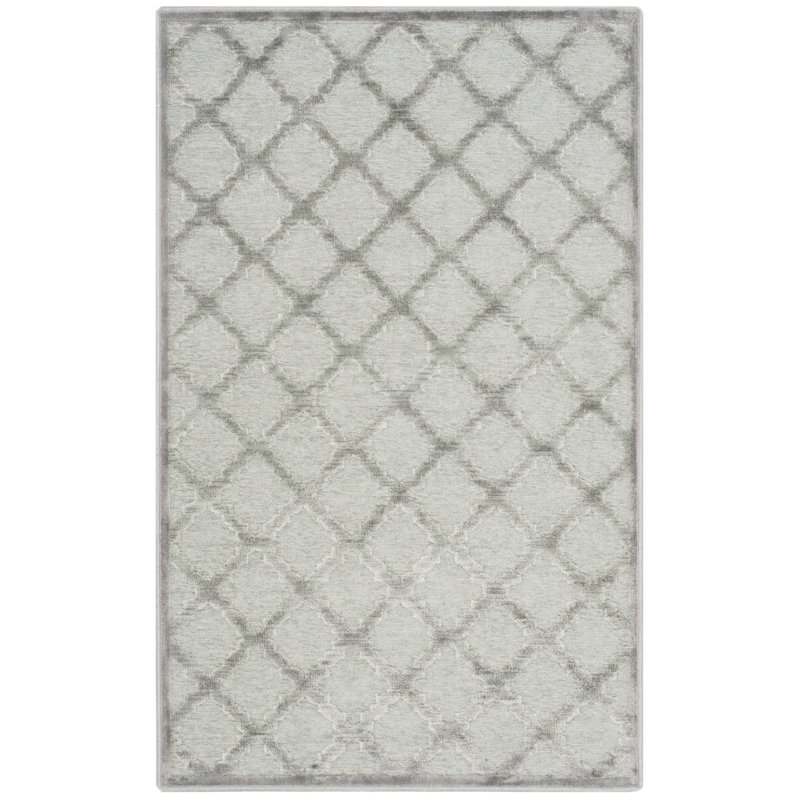 Berloz Performance Geometric Rug, Rectangle 4' x 5'7"