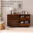 55.12"Modern Brown Solid Wood Sideboard