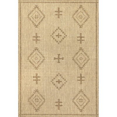 Tapis intérieur / extérieur tribal Senn