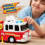 Jouets de camion de pompiers pour tout-petits avec échelle de 33 pouces, lumières et pompe de gicleurs
