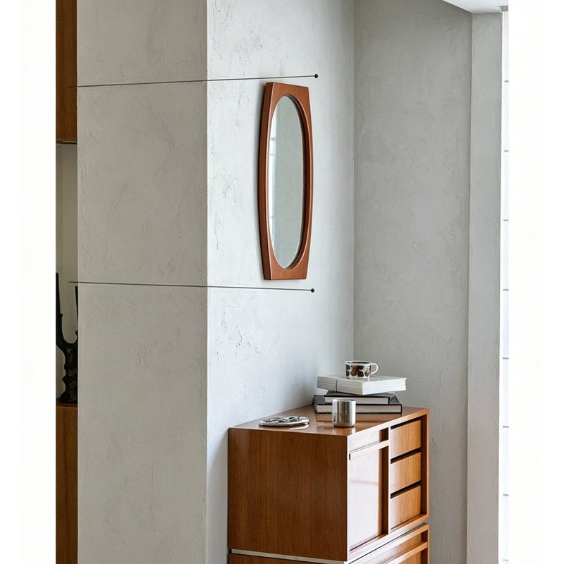 Solid Wood Rectangle Mirror