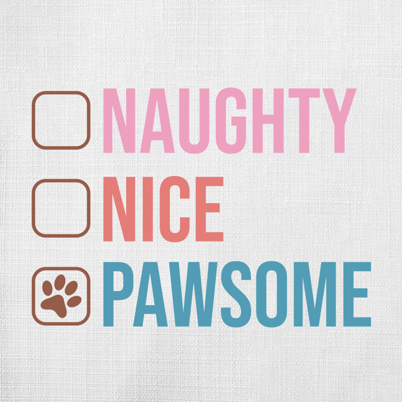 Coussin en polyester ChristmasDog-10, 16 po x 16 po