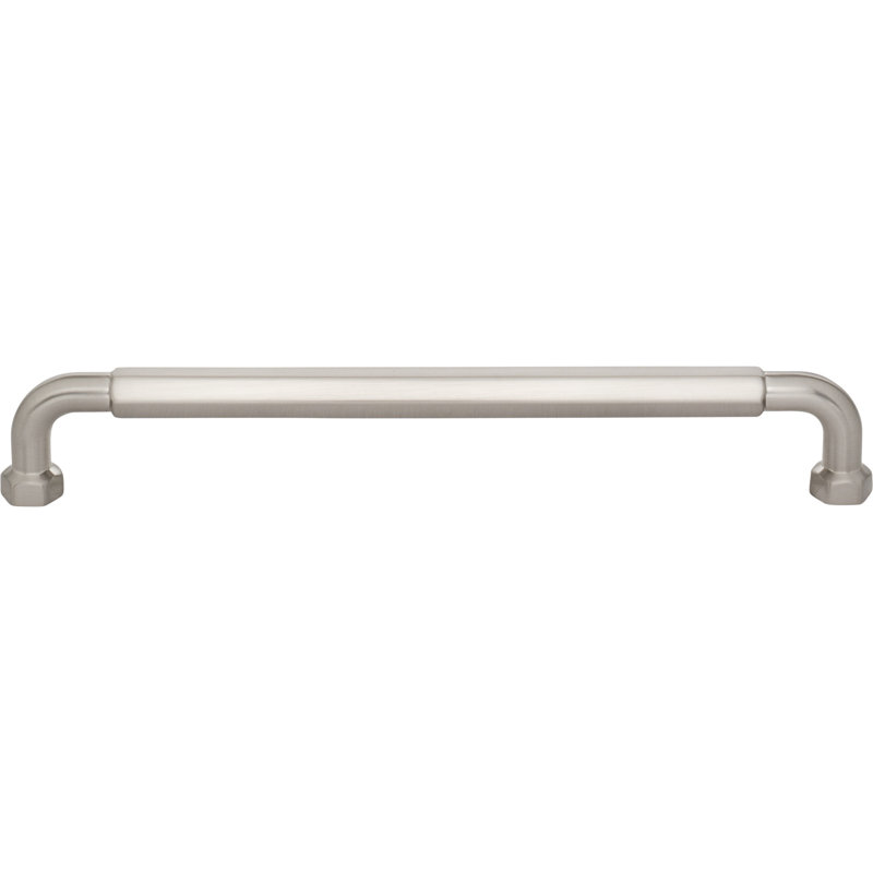 Dustin Bar Pull, Brushed Satin Nickel, 7 9/16" Center To Center