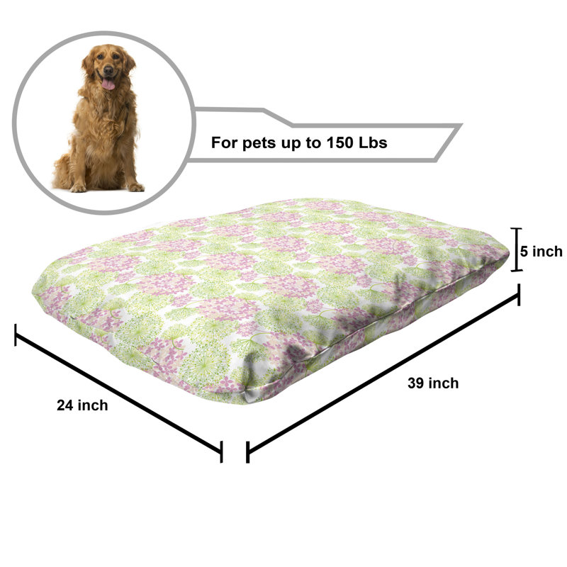 Lit pour animal de compagnie Ambesonne Flower