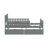 Wood Platform Bed with Guardrails on Both Sides and Two Storage Drawers-397241833-393769954