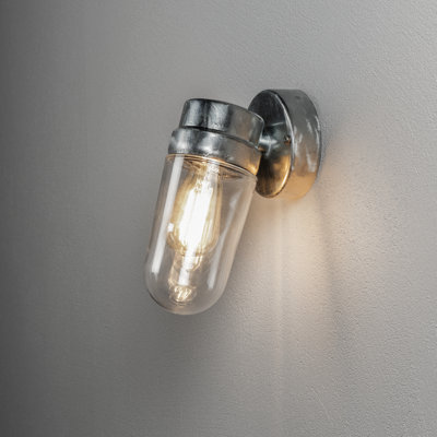24.5cm H Outdoor Armed Sconce