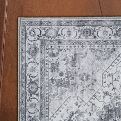 Wyatt & Ash Geraldine Machine Washable Dream Mink Rugs 1-Piece
