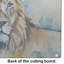 Lion Glass Cutting Board Large