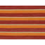 Striped Area Rug in Orange/Red