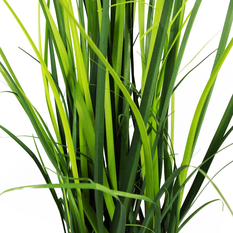 Analyssa 60cm Faux Foliage Plant in Ceramic Pot, Blue