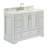 49'' Single Bathroom Vanity with Carrara Marble Top-93359258