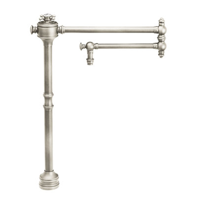 Traditional Counter Mounted Potfiller - Cross Handle