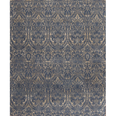 Modern Tibet Hand Knotted Damask Area Rug