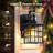 Motion Sensor Outdoor Wall Lights with GFCI Outlet, Anti-Rust Dusk to Dawn Front Porch Light