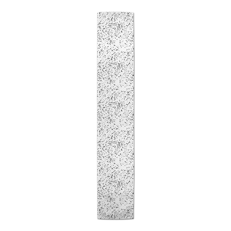 Monochromatic Dot Pattern Table Runner, 72" L x 16" W