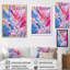 Rose, bleu, jaune, liquide, art V-1112950034-1112950036