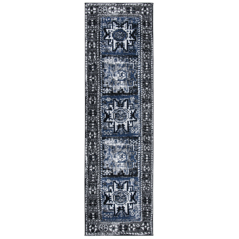 Abbie-Jo Performance Oriental Rug, Runner 2'3" x 8'