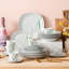 30 Piece Dinnerware Set, Service for 6  