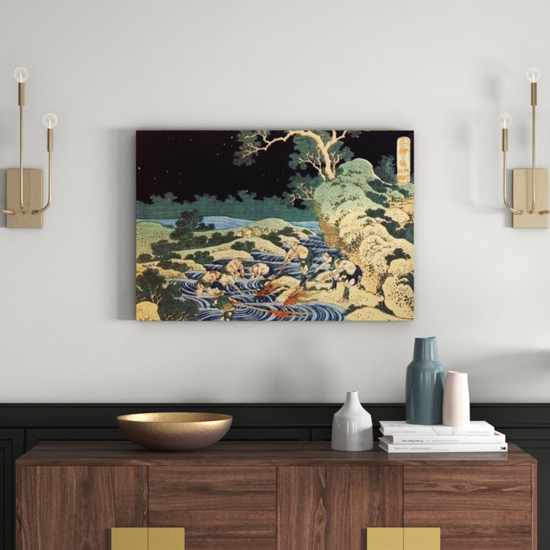 Hokusai - Wrapped Canvas Painting, 60cm H x 90cm W x 1.8cm D