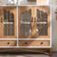 Buffet en bois manufacturé Burlywood