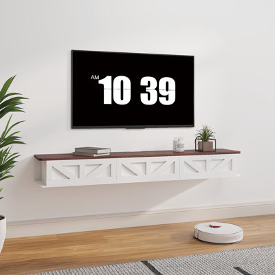Modern TV Stand with Storage – Farmhouse Entertainment Center for Living Room and Bedroom by Ophelia & Co.