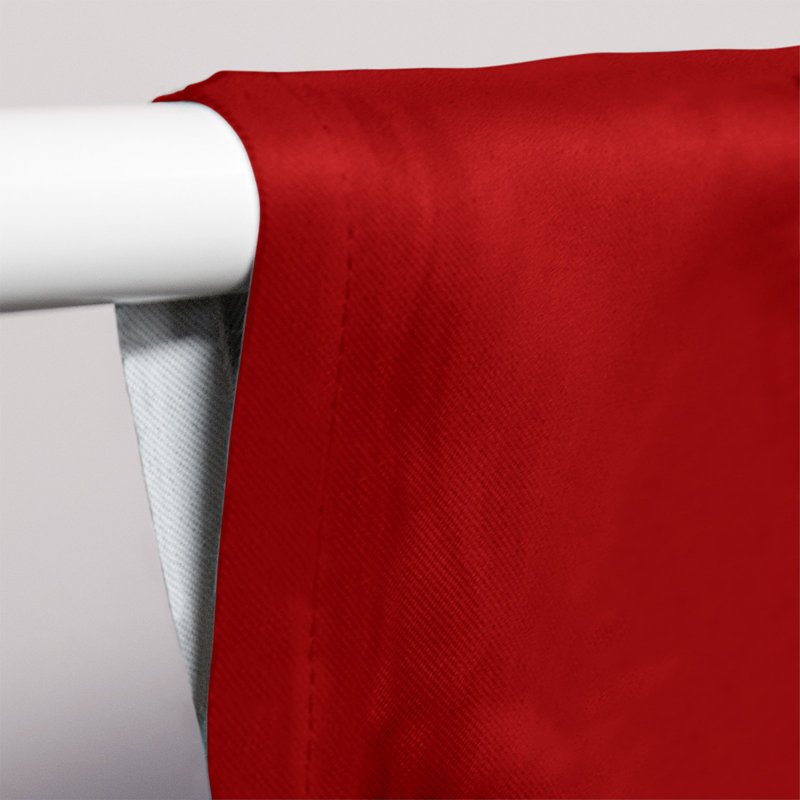 Mississippi Rebellion Sateen Room Darkening Curtain Single Panel, Scarlet/Black/Gray